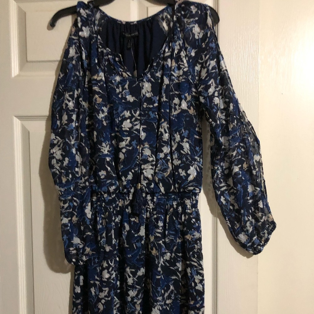 WHBM flowery, flowy  dress